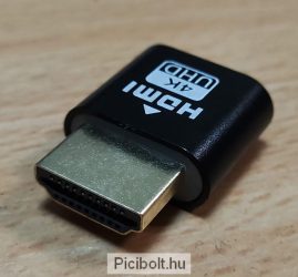 4K VGA HDMI Dummy Virtual képernyő Emulator Adapter