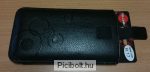 Pull Tab Leather Skin Pouch 