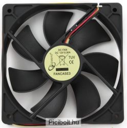 Gembird ventilátor ATX PC házhoz, 120x120mm, 3-pin