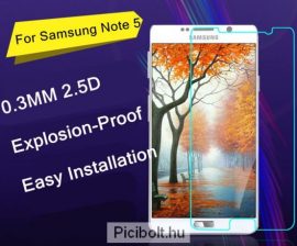 Edzett védő üveg 9H 0.3mm 2.5D hatás Samsung
